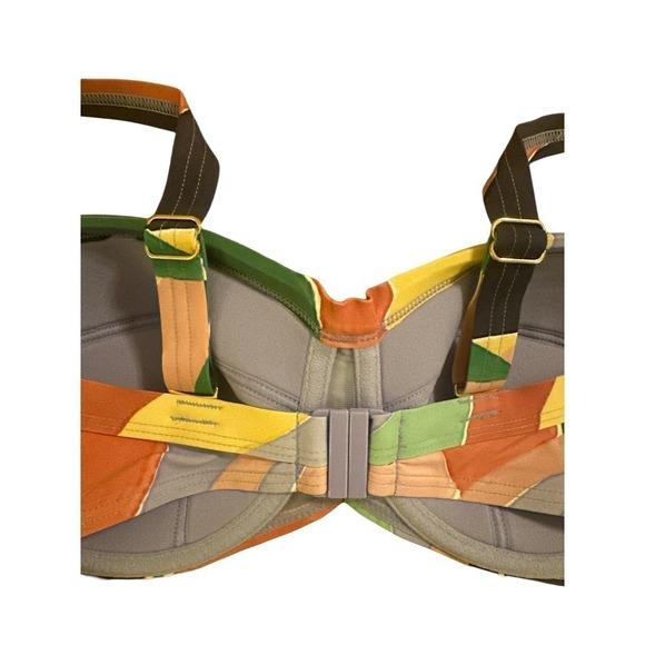 Artesands Women's L'Avana Botticelli Bandeau D DD Bikini Top Size 8 Multi NWT - Picture 6 of 6